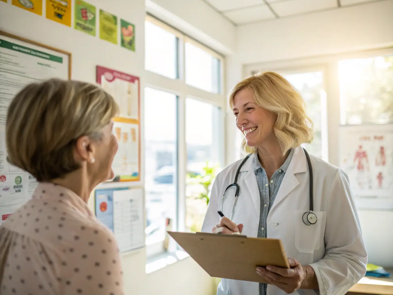 A healthcare professional reviewing a patient's personalized care plan on the Tiranica platform, highlighting the collaborative approach to diabetes management.
